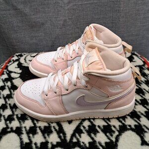 %Size 3Y- Nike Air Jordan 1 Mid TD ‘Violet Frost’ FD8781-601 Sneaker AJ5